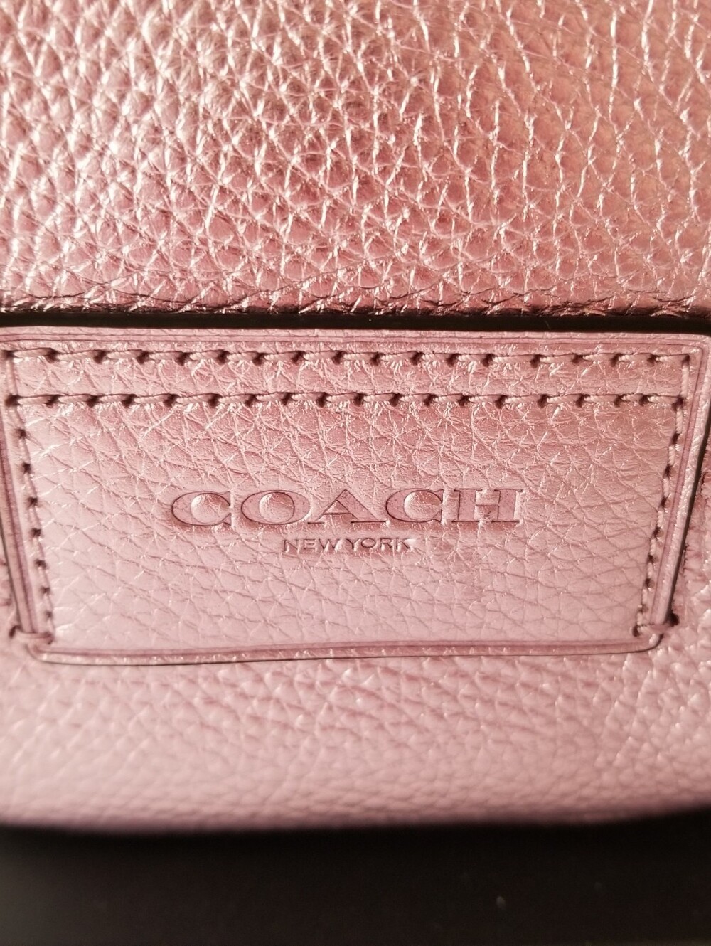 Coach Metallic Track Pack Bag Sling - Picture 4 of 14